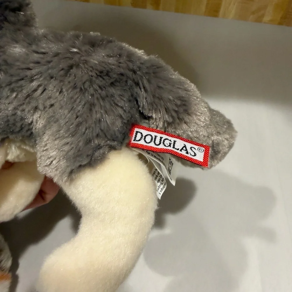 Douglas Plush Timber Wolf Husky Dog Realistic Gray White
